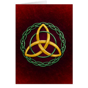 Celtic Trinityfnurra Hälsningskort