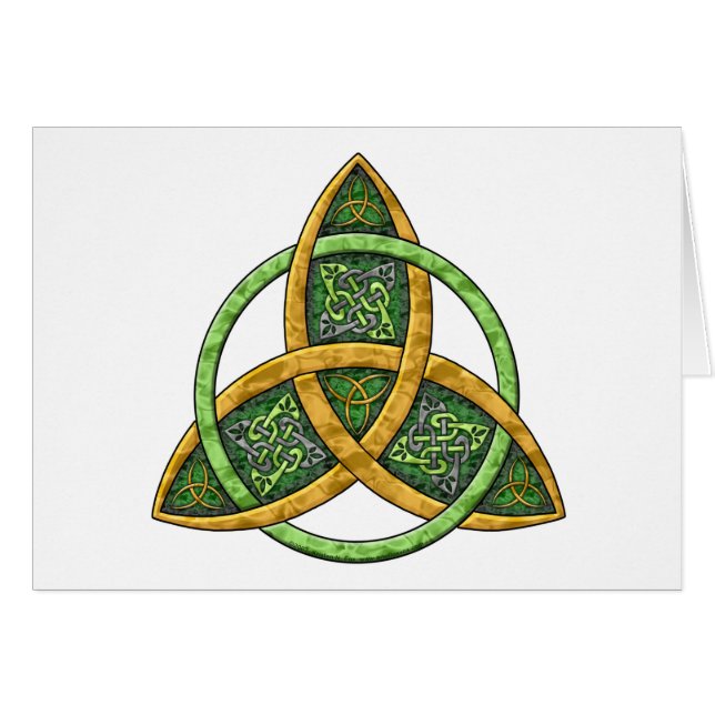 Celtic Trinityfnurra Hälsningskort (Framsidan Horizontal)
