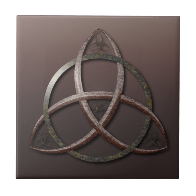 Celtic Trinityfnurra Kakelplatta (Framsidan)