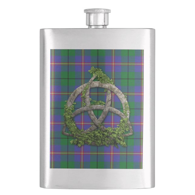 Celtic Trinityfnurra och klan Carmichael Fickplunta (Framsidan)