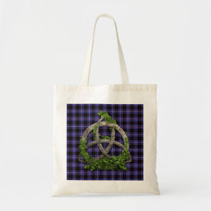 Celtic Trinityfnurra och klanDunlap Tartan Tygkasse