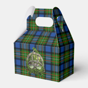 Celtic Trinityfnurra och klanFergusson Tartan Presentaskar