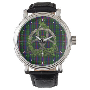 Celtic Trinityfnurra och skottmedborgareTartan Armbandsur