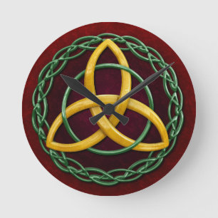 Celtic Trinityfnurra Rund Klocka