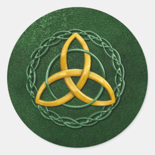 Celtic Trinityfnurra Runt Klistermärke