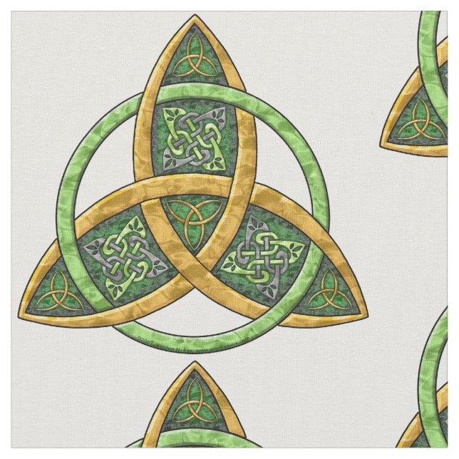 Celtic Trinityfnurra Tyg (Närbild)