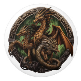 Celtic Triple Dragon Knopp