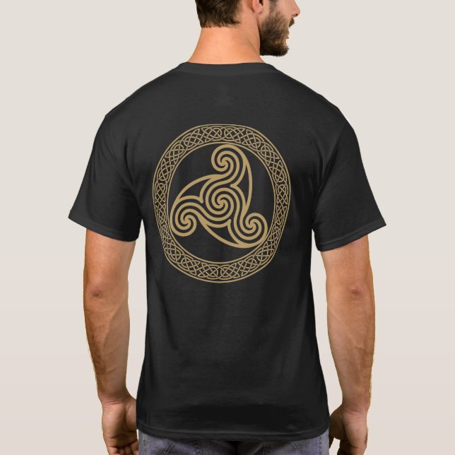 Celtic Triple Spiral T-shirt (Baksida)