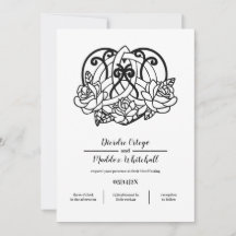 Celtic Triquetra Hjärtklump Blommigt Handtag