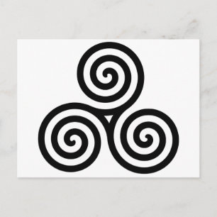 Celtic Triquetra Knot II Vykort