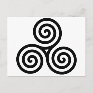 Celtic Triquetra Knot II Vykort