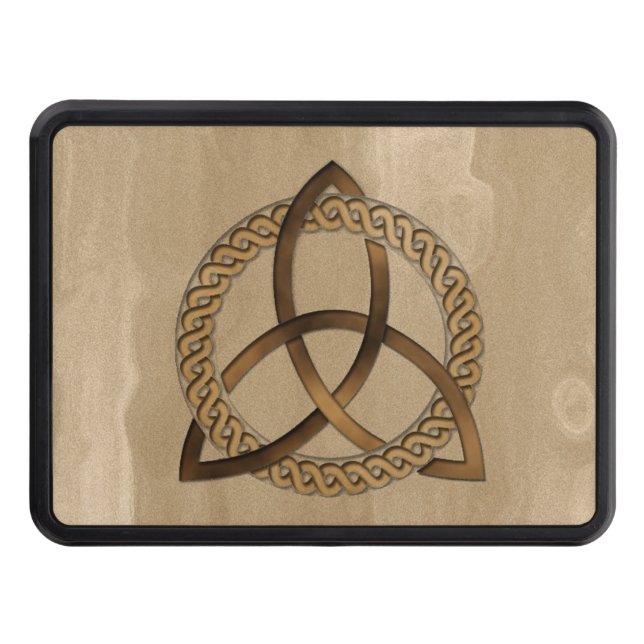 Celtic Triquetra Trinity Knot Hitch Cover Dragkroksskydd (Framsidan)