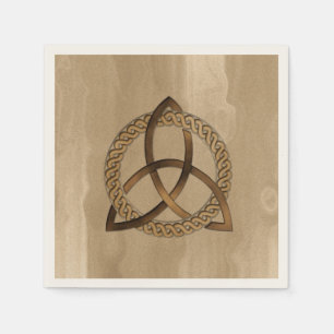 Celtic Triquetra Trinity Knot Pappra Napkins Pappersservett
