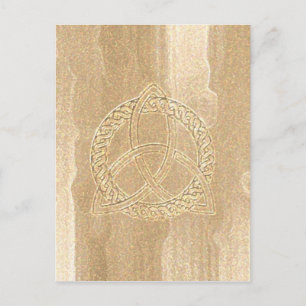 Celtic Triquetra Trinity Knot vykort