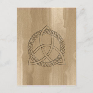 Celtic Triquetra Trinity Knot vykort