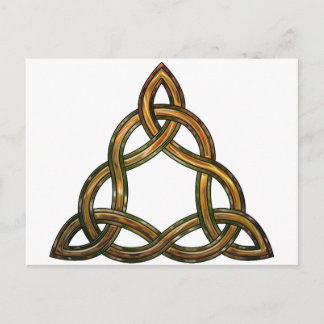 celtic triquetra vykort