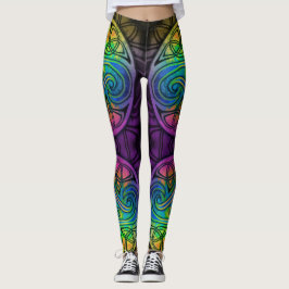 Celtic Triskele bunte Leggings