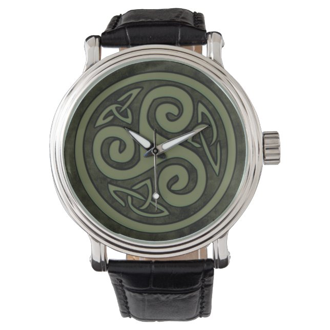 Celtic Triskele eller Triskelion Armbandsur (Framsida)