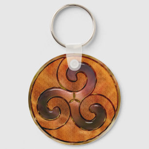 Celtic Triskele Nyckelring