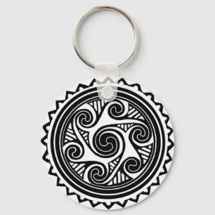 Celtic Triskele Nyckelring