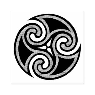 Celtic Triskele Ornament Stämpel