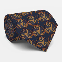 Celtic Triskelion (blå)  Slips