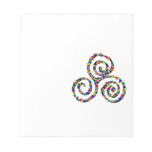 Celtic Triskelion Strength Anteckningsblock