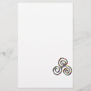 Celtic Triskelion Strength Brevpapper