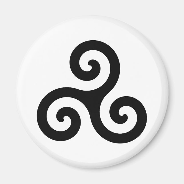 Celtic Triskelion Symbol Magnet (Framsidan)