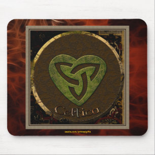 Celtic Triskellion styled Irish-älskare Mousemat Musmatta