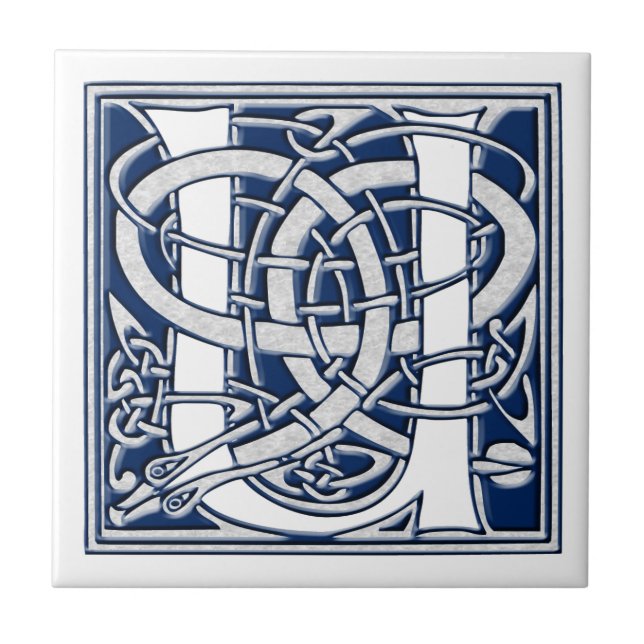 Celtic U Monogram Kakelplatta (Framsidan)