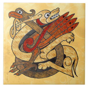 Celtic varelser kakelplatta