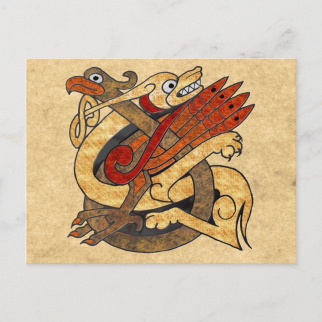 Celtic varelser vykort (Framsida)