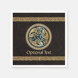 Celtic Varg Knotwork Triad Pappersservett