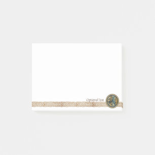 Celtic Varg Knotwork Triad Post-it Block