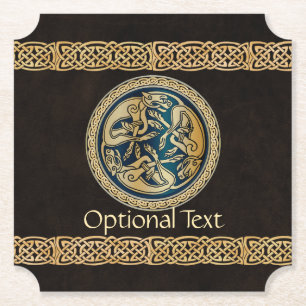Celtic Varg Knotwork Triad Underlägg Papper