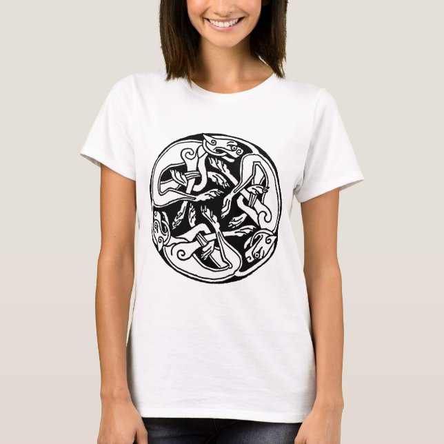 Celtic varg tee shirt (Framsida)