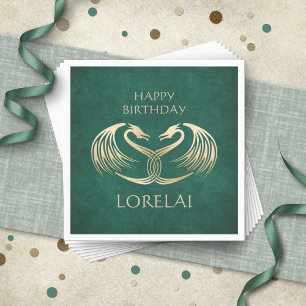 Celtic Viking Dragon Birthday Pappersservett