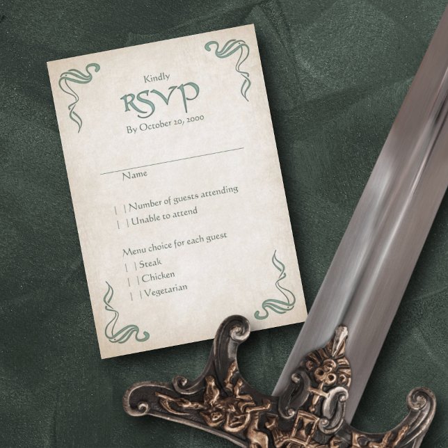 Celtic Viking Fantasy Bröllop OSA Kort (Skapare uppladdad)