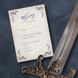 Celtic Viking Fantasy Bröllop OSA Kort
