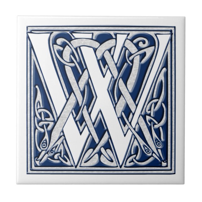 Celtic W Monogram Kakelplatta (Framsidan)