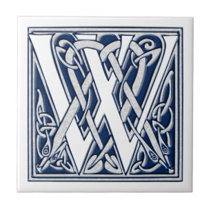 Celtic W Monogram Kakelplatta
