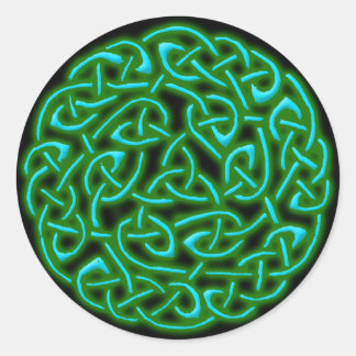 Celtic Warior Shield Knot Runt Klistermärke