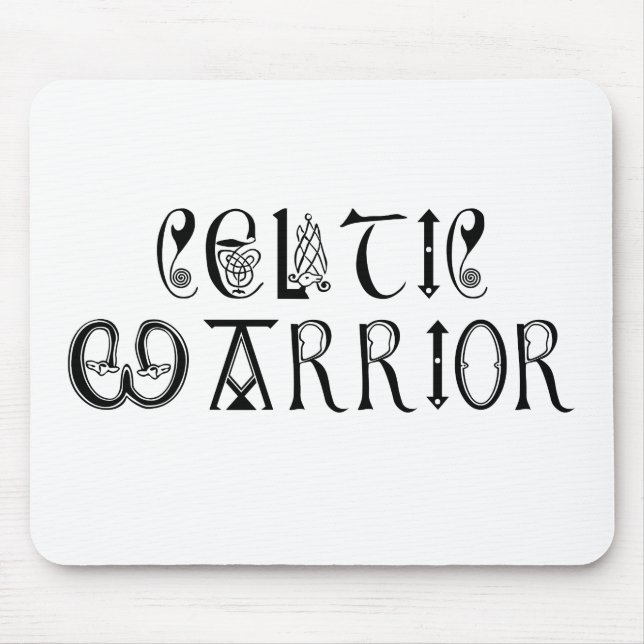 Celtic Warrior Mousepad Musmatta (Framsidan)