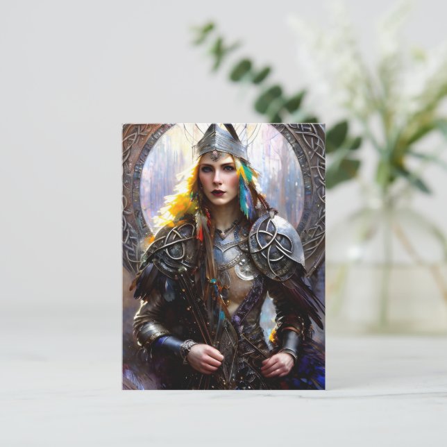 Celtic warrior Queen Vykort (Stående Fram)