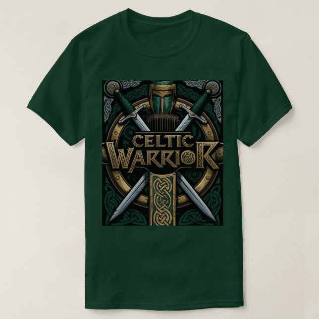 Celtic Warrior T Shirt (Design framsida)