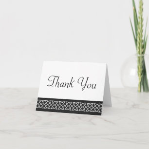 Celtic Weave Hearearin in Black Tack You Card Kort