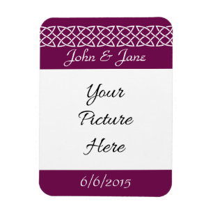Celtic Weave Hearts in Vin Spara-the-Date Magnet