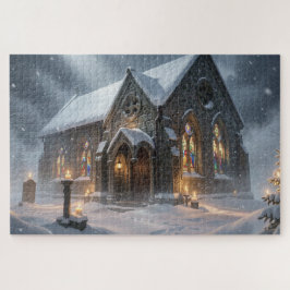 Celtic Winter Chapel Jigsaw Puzzle Pussel