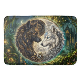 Celtic Yin Yang Vargar – Steampunk Harmoni.  Badrumsmatta